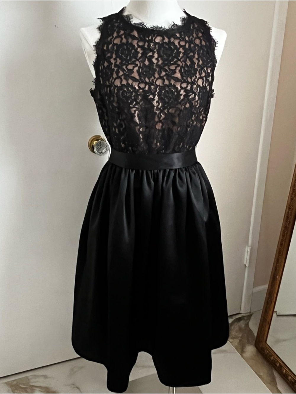 Banana Republic black lace dress